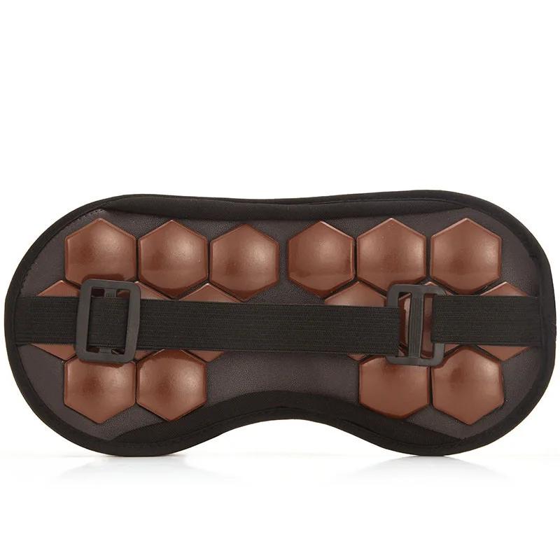 Elektrische Jade Augensteinmaske Turmalin Heizendes Augenmassagegerät Heiße Kompresse Augenmuskelentspannung Schlafkomfort