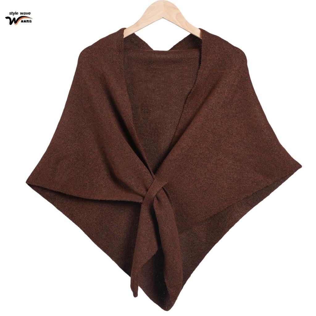 Women S Elegant Triangle Scarf Warm Neck Wrap For Autumn Winter Versatile