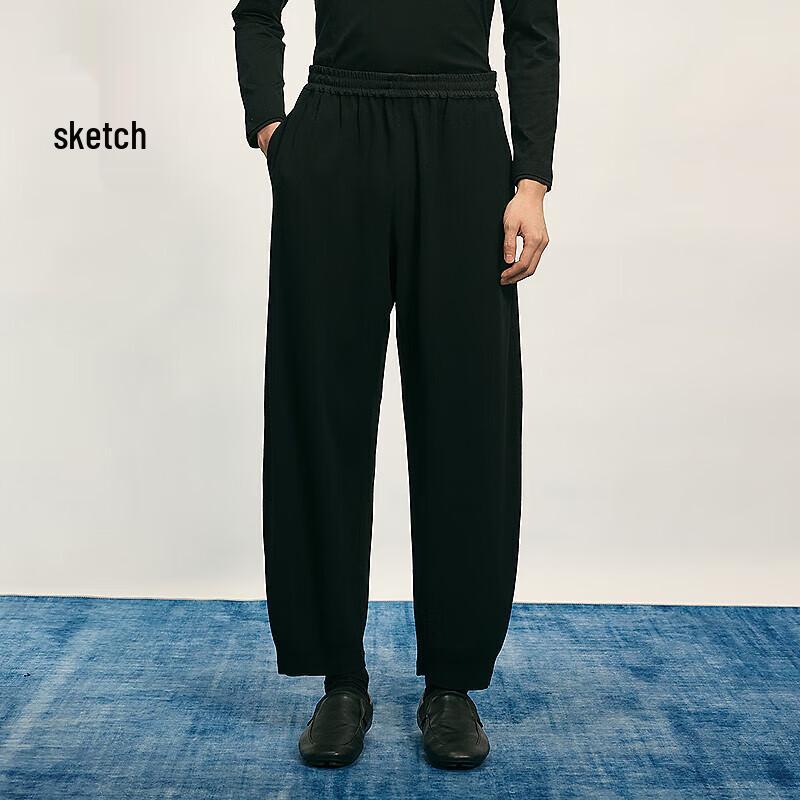 

CROQUIS Men s 2025 Autumn Loose Fit Curved Trousers L