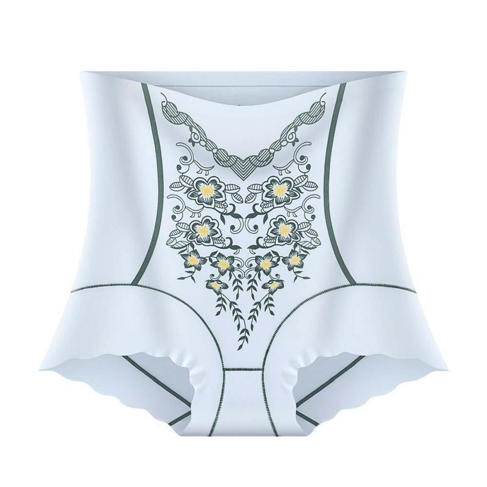 High Waist Slimming Shaping Panties Shapewear Cotton Crotch Tummy Control Underwear Underpants Floral Flower Butt Lifting Briefs