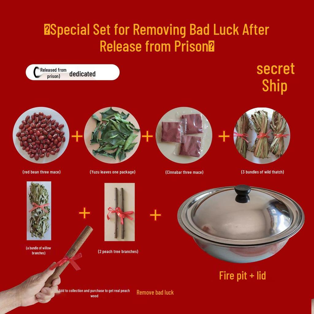 Luck-Cleansing Set: Lemongrass, Pomelo, Willow & Peach for Home & Wedding