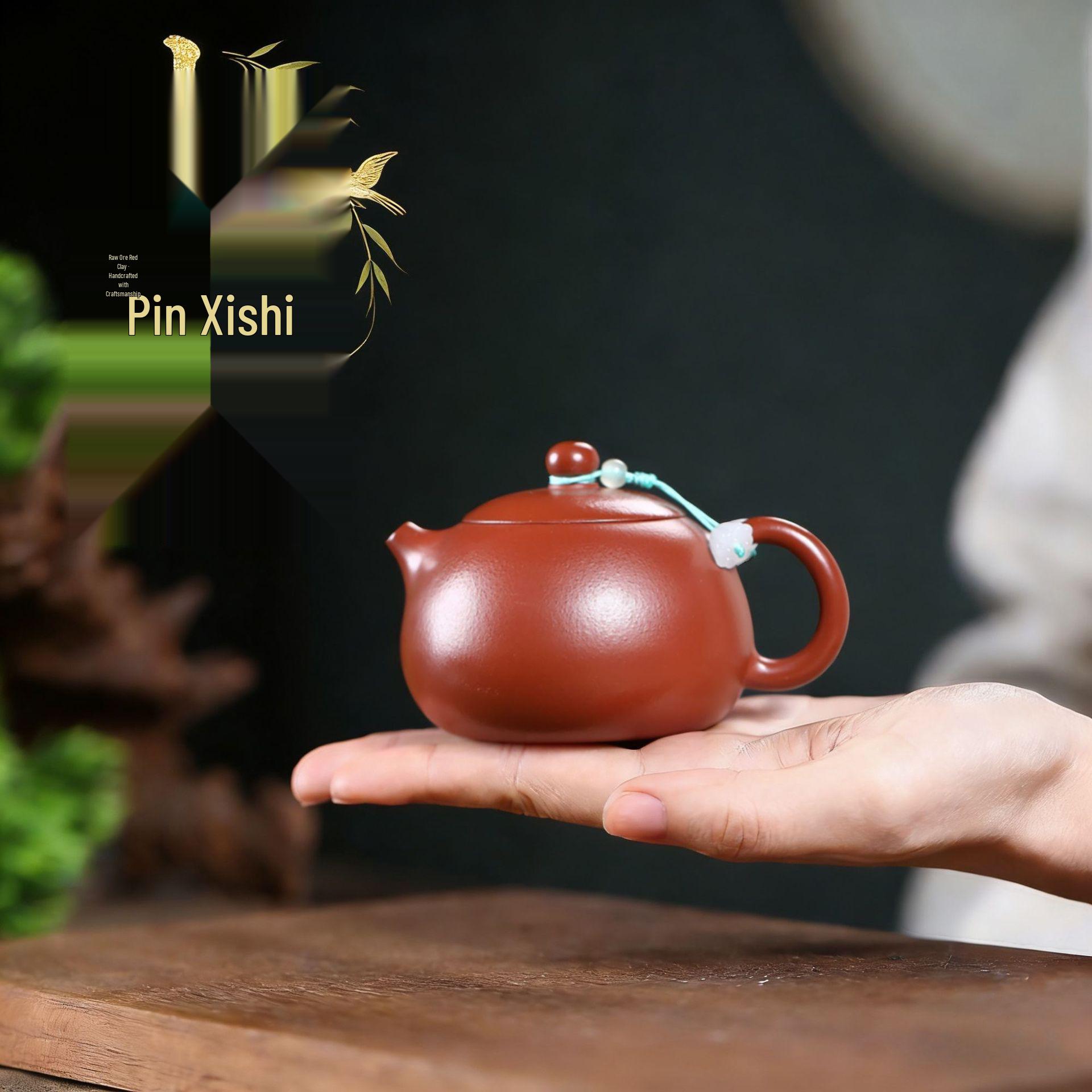 Yixing Zisha Xi Shi Zhu Ni Gongfu Tea Set Teapot 150ml