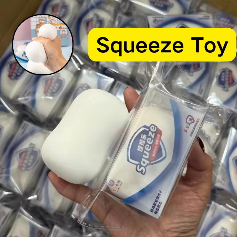 NEW Soap Ball Squishy Stress Ball Fidget Toy Soft Stress Relief Slow Rising Sensory Fidget Toys for Kids and Adult Relaxing Gift