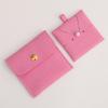 New Microfiber Snap Button Bracelet Bag Jewelry Bag Storage Pouch Packaging Bag
