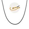 Accessories, Simple Basic Wax Rope Necklace Women, Stainless Steel Lobster Buckle Adjustable Size Nc-499