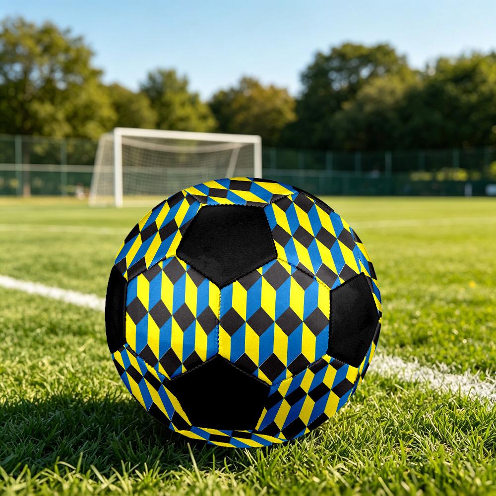 1pc Geometric Outdoor Sports Football, Size 5, Comfortable And Durable Feel,Gift yy99