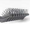 Ribbed Pompadour & Fluffy 9-Row Men's Styling Comb