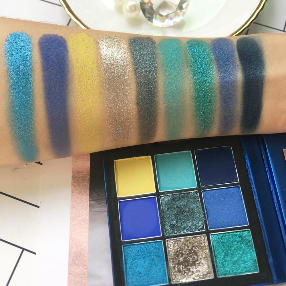 9 Colors Shimmer Matte Eyeshadow Palette Fashion Makeup Soft Texture Pigments Eyeshadow Palette