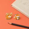 Brooch Pin, Animal Flower Design Brooch Fastener, Buckle-Type Fixing Pins, Enamel Paint Stable Buckle Pins for Backpacks And Hoods