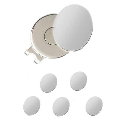 Sports Accessories Silver 25mm Sport Tool Golf Hat Clip Golfs Balls Position Markers Golf Visor Cap Clips Golf Ball Markers