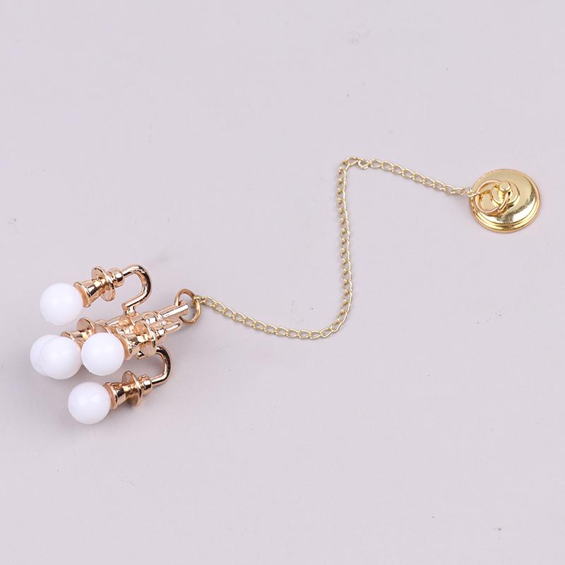 1Pc 1/12 Miniature Dollhouse Ceiling Lamp Hanging Lamp Mini Led Light Model