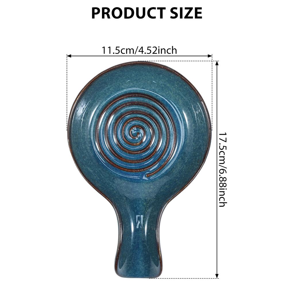 Podstawka pod łyżkę, duża ceramiczna podstawka pod łyżkę, żaroodporny ceramiczny uchwyt do gotowania, podstawka pod łyżeczkę do kawy na blat kuchenny