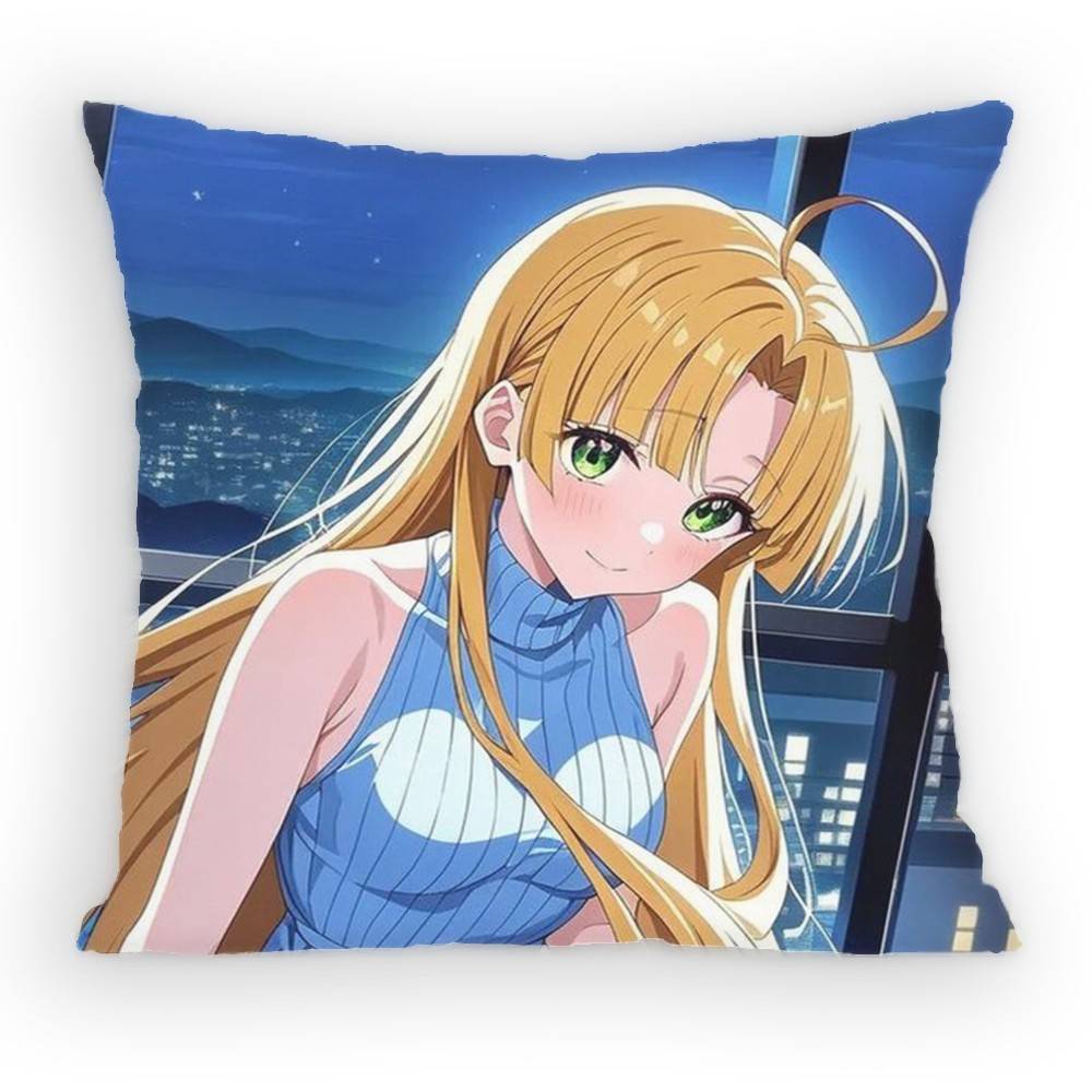 High School DxD Asia Argento Pillow Case Antidustmite Pillowcase Invisible Zipper Silky Sofa Cushion Cover for Bedroom