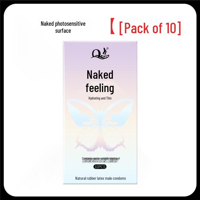 Q-point Hyaluronic Acid Smooth 0.01 Large Particle Long-lasting Delay Wolf Tooth Condoms