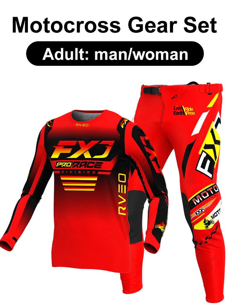 Motocross udstyrssæt Enduro cross Trøje Bukser Sæt Racer Udstyrssæt Off-road Herre Sæt Damebjerg Downhill Motorcykel MX