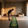 Golf Putting Mat Foldable Putting Green Indoor And Outdoor Putting Practice Mat with Anti-Slip Backing for Home Office Room Backyard Use