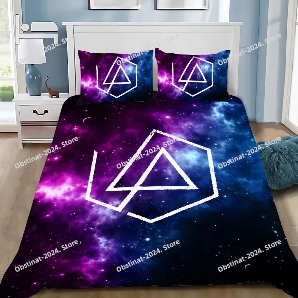 Poszewka na kołdrę Poszewka na poduszkę Pościel Zespół rockowy Linkin P-Park Dorosły Chłopiec Dziewczynka Dekoracja sypialni Dzieci Pojedyncza Podwójna Duży Rozmiar