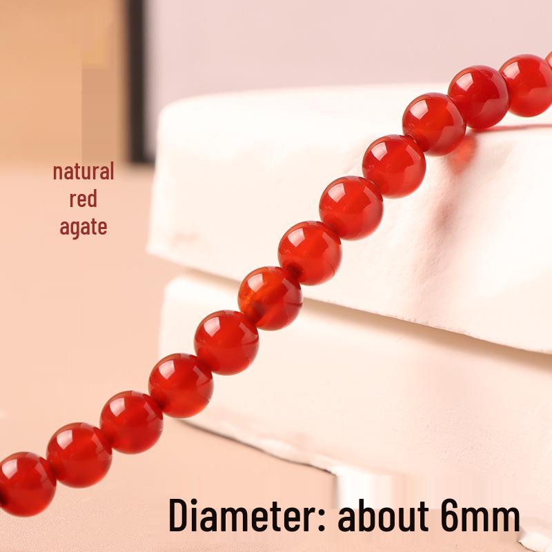 

7A Grade Natural Agate Spacer Beads for DIY Jewelry Making - Handmade Bracelet & Necklace Accessories