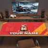 Custom Name Bradford City Afc Mouse Pad Large Gaming Table Cushion Non-slip Laptop Tablet Big Mousepad XXL Mat Mini PC Playmat With Lock edge