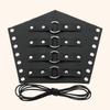Men Black Gauntlet Bracer Gauntlet Cosplay Bracer Wristband for Parties