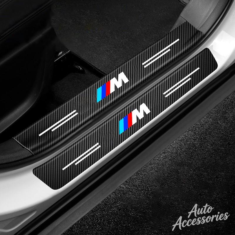 AAAPN1 Anti-scratch Car Sill Strip Sticker Protective Decorate Accessory For BMW M Power M1 M2 M3 M5 X1 X2 X3 X5 X6 X7 E46 E39 E36 F34