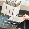 Milky White Slanted Multi-Slot Knife Holder