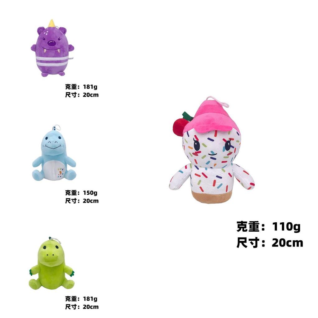 New Moriah Elizabeth Cross-border Dinosaur Plush Toy Puppet Customized Short Plush Animal Pp Cotton
