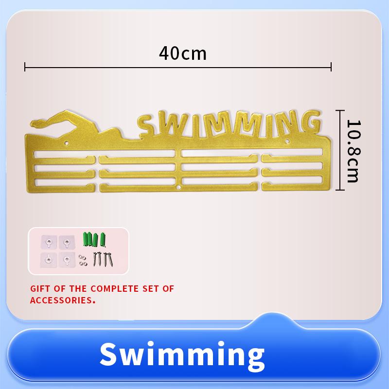 Factory Direct Custom Large Wall Hanger Metal Medal Display Rack for Bulk Medals & Awards Storage