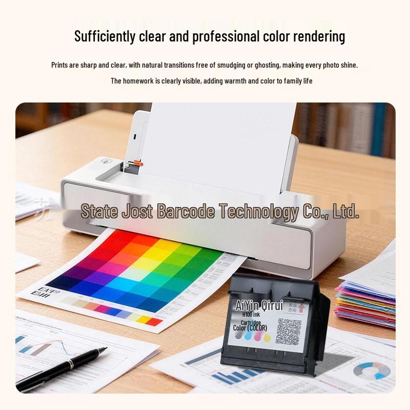 

Qirui H100 Color Inkjet Printer for Home Documents & Photos