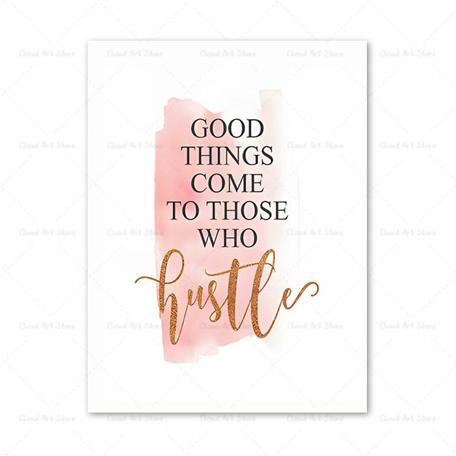 

Розовые вдохновляющие цитаты, холст, картина для девочки-подростка, спальня, настенное искусство, украшение комнаты для девочек, картины, домашний декор, картина A4 21x30cm No frame