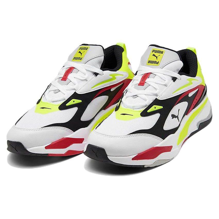 Puma RS-Fast Limits - White Safety Yellow Men Sneakers Black 387740-02