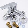 Shower Faucet Household Bathroom Bathtub Faucet Zinc-alloy Wall Mounted Brass Hot and Cold Water Triple Shower Mixer Tap