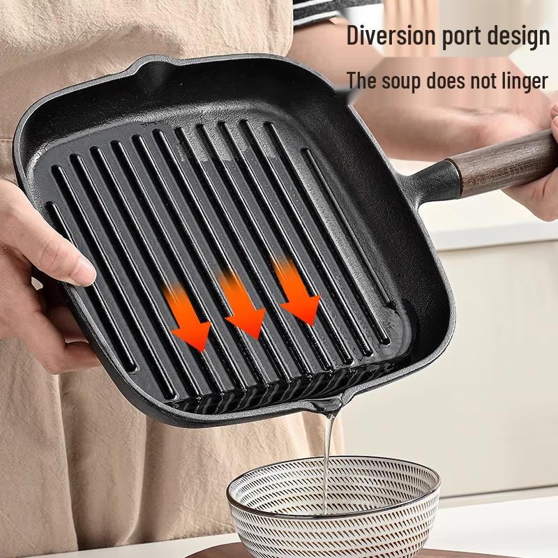 PAKCHOICE Frigideira de Ferro Fundido 23cm