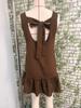 High-Quality Sleeveless Knit Midi Dress - European and American Style