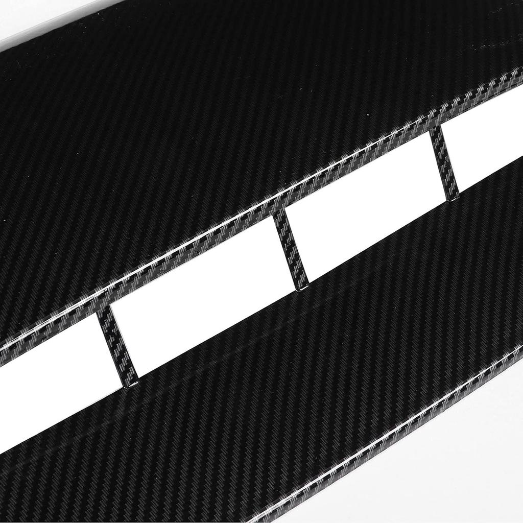 Motorhuvs Scoop-skydd, ABS Kolfiber Motorhuvs Scoop-skydd Universellt för Bilmodifiering Ersättning (Kolfiber)