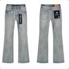 Valabasas Stil '' Retro Distressed Gewaschene Stretch Schlagjeans Herren Damen Streetwear Freizeit Hosen