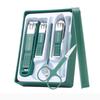 Anti-Splash Nail Clipper 6-Piece Set with Cover for Manicure & Pedicure