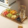 Naijiang Nordic Light Luxury Divided Glass Snack & Fruit Plate