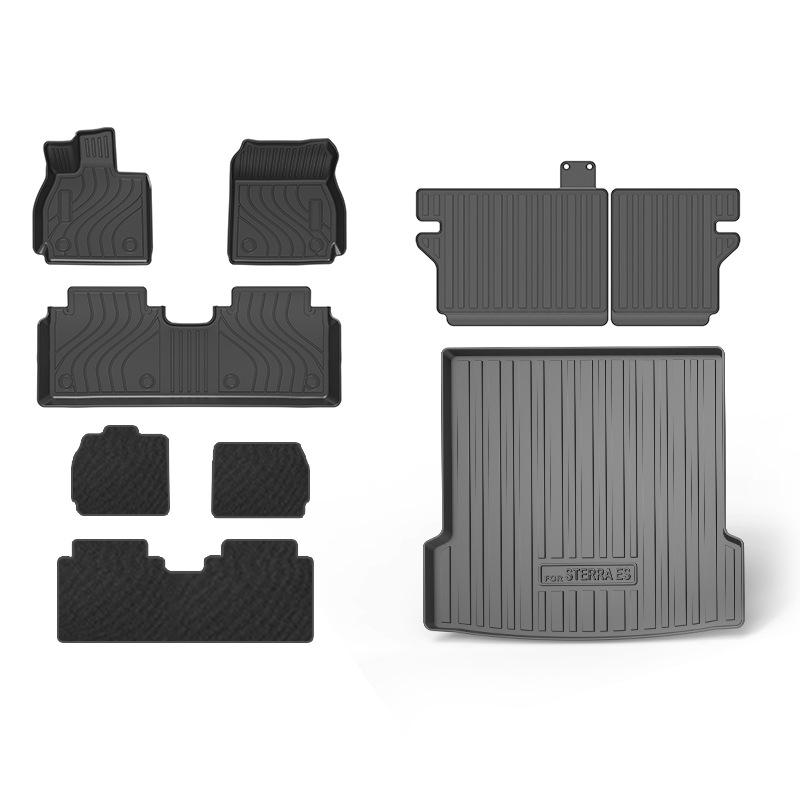 2023 Exeed FOR STERRA ES Xingji Yuan Waterproof Trunk Mat & TPE Backrest Pad