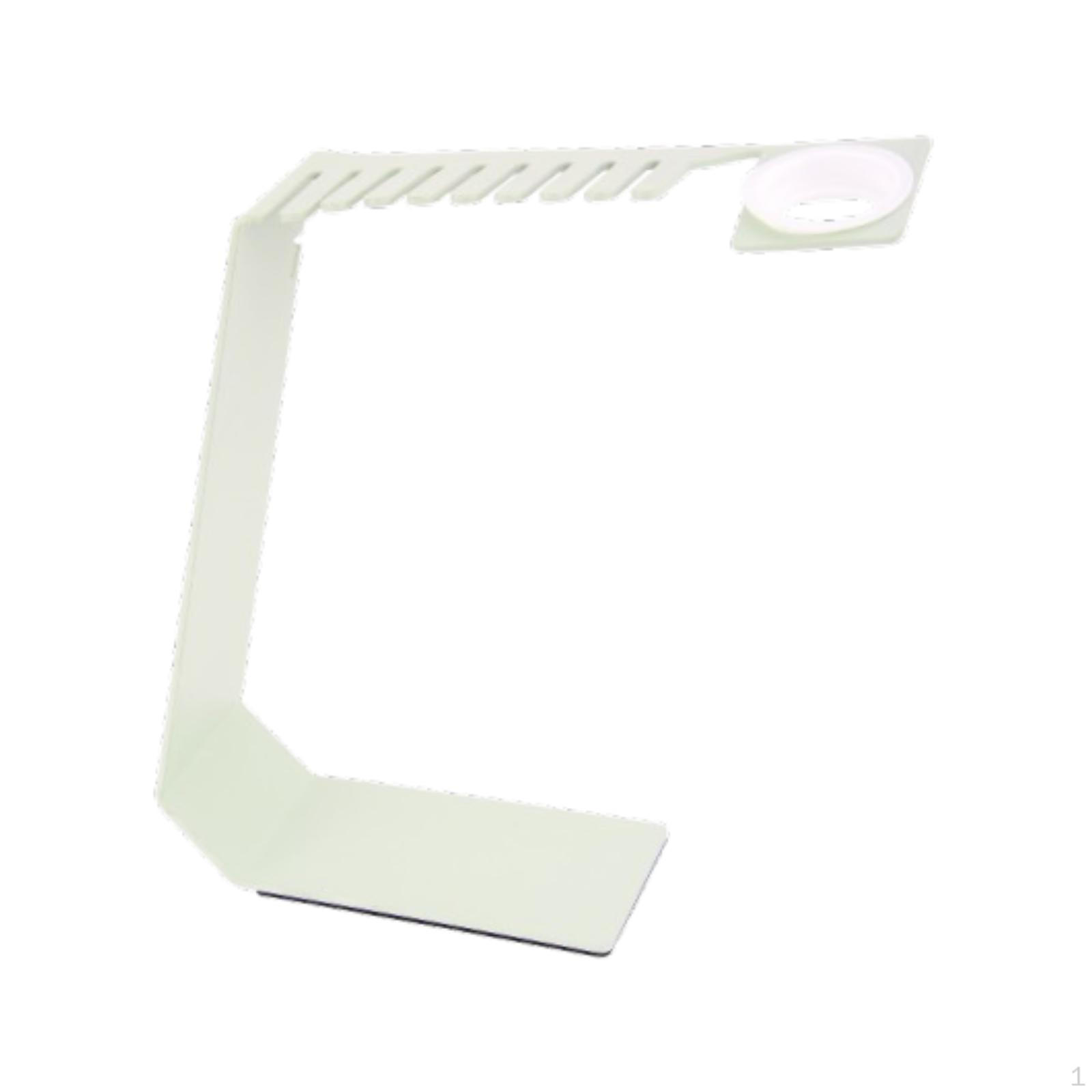 

Металлический органайзер для ремешков для часов, настольный подвесной держатель для хранения ремешков для часов, вмещает до 9 ремешков для часов белый