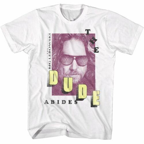Big Lebowski The Dude Abides Men s T-Shirt Movie Scene - Men s Summer Cotton Graphic Tee S