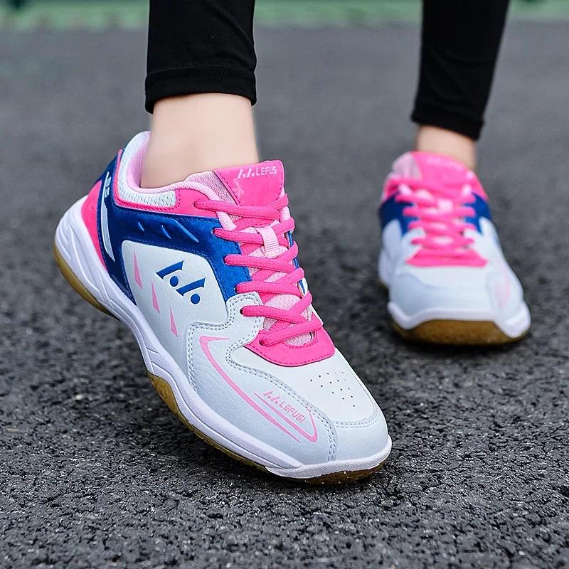 Sports Badminton Shoes Professional Training Competition Anti Slip and Breathable Youth Tennis Table Tennis Shoes Badminton Shoe