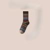 Ethnic-style Women's Midsize Socks, Women's Cotton Socks, Fashionable Long Socks for Autumn and Winter, Versatile Long Stockings