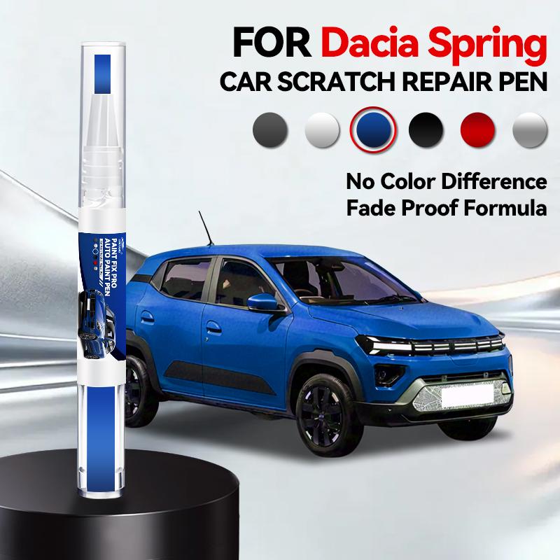 Autolack-Reparaturstift für 2021-2025 Dacia Spring Lackkratzer-Reparatur Zubehör Blau Rot Grün Schwarz Grau Beige Weiß