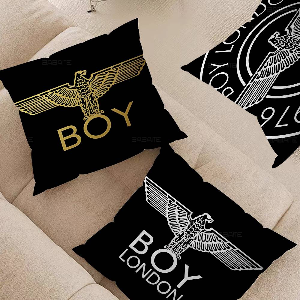 Klassische B-Boy L-London Logo Kissenbezug Kissenbezug Polsterung Sofa Wurfkissen Heimdeko Kissenbezug