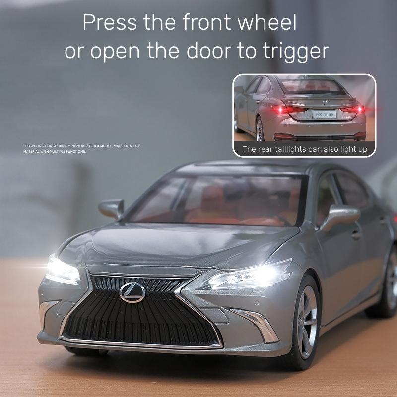 1/24 Lexus ES300 Sedan Alloy Scale Car Model Diecast Metal Miniature Car Model Collection Children Birthday Toy Car Vehicle
