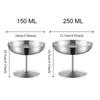 Rust-proof Goblet Stainless Steel Pudding Cup Durable Dessert Cup  Bar