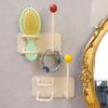 Multifunctional Hair Dryer Storage Rack Self Adhesive Hair Dryer Bracket  for Living Room
