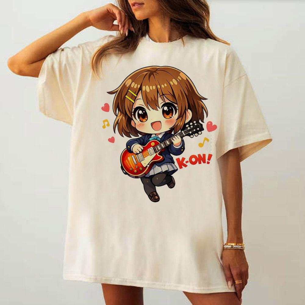 Kon top tees female graphic 2000s hip hop Retro Breathable tshirt Y2k hip hop kawaii Digital Breathable Punk