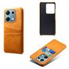 For Xiaomi Redmi Note 14S 4G Case Dual Card Slots PU Leather+Hard PC Phone Cover